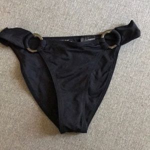 Allsaints black bikini bottoms